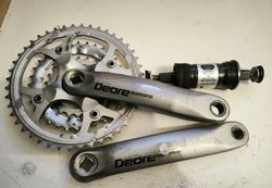 Shimano Deore kliky včetně osy
