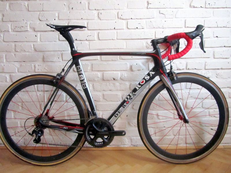 REPLIKA!!!! De ROSA SUPERKING na Shimano ULTEGRA, 58 cm. Zánovní