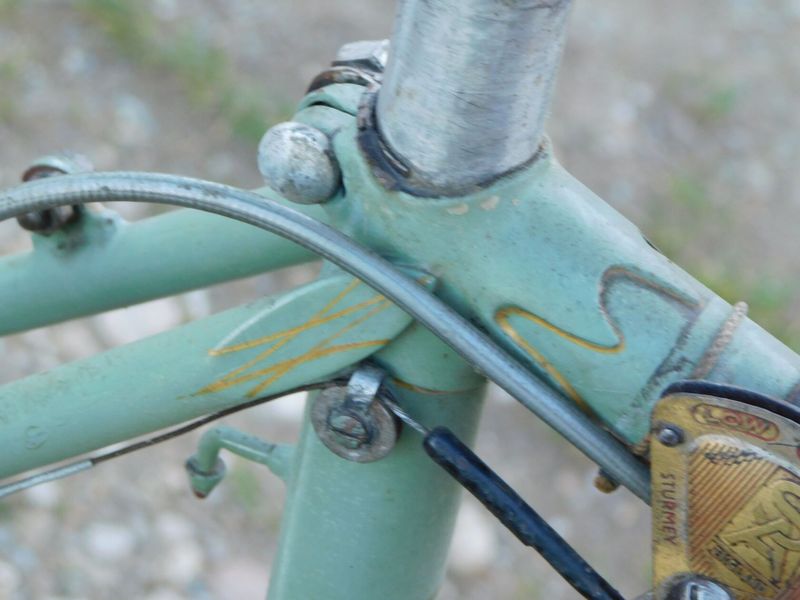 Historické jízdní kolo Mazzuou, Geneve - touring bike 1940 Switzerland