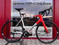 🔥🔥 SLEVA 20.000Kč 🔥🔥 Superior X-ROAD 9.5 GF / Gloss Grey / Orange Red - 58cm carbon