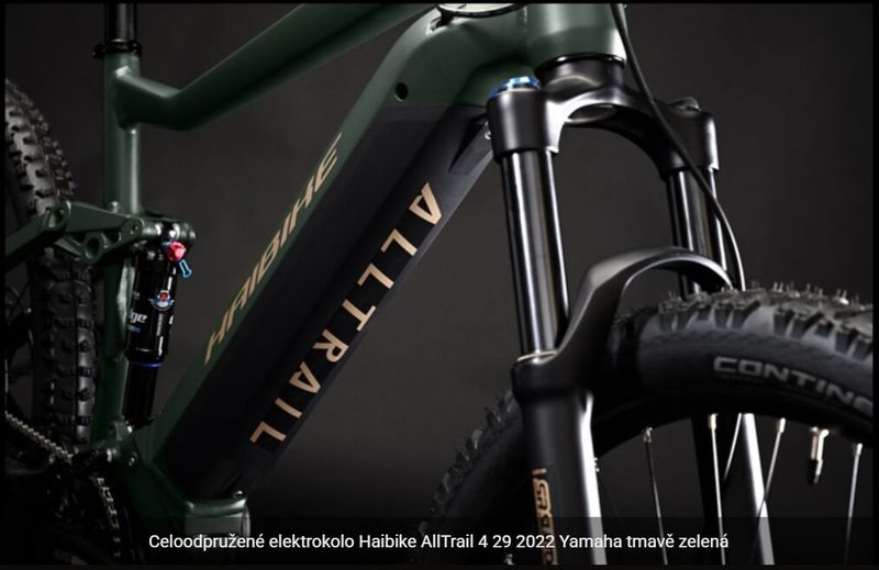 Celoodpružené elektrokolo Haibike AllTrail 4 29 2022 Yamaha Akce 103999,- ---> 79990,- 