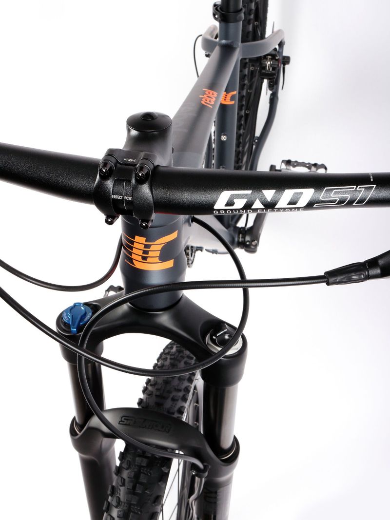 Nové kolo MTB 29" Lee Cougan Rebel SHIMANO DEORE 1x10 antracitové - vel. XS a S