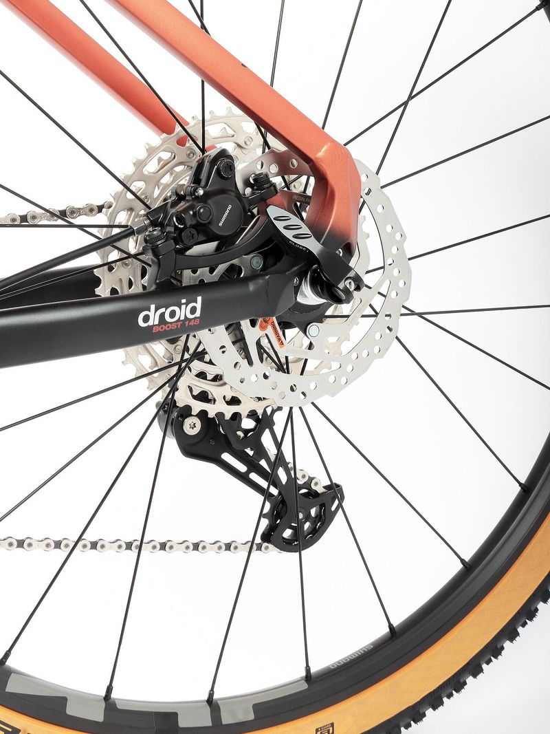 Nové kolo MTB 29" Lee Cougan Droid SHIMANO Deore 1x12 měděná-černá matná - vel. XS, S a M