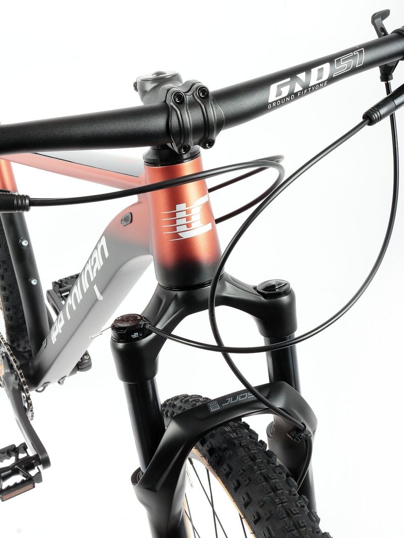 Nové kolo MTB 29" Lee Cougan Droid SHIMANO Deore 1x12 měděná-černá matná - vel. XS, S a M