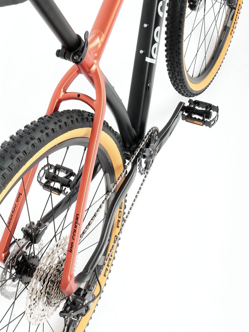 Nové kolo MTB 29" Lee Cougan Droid SHIMANO Deore 1x12 měděná-černá matná - vel. XS, S a M