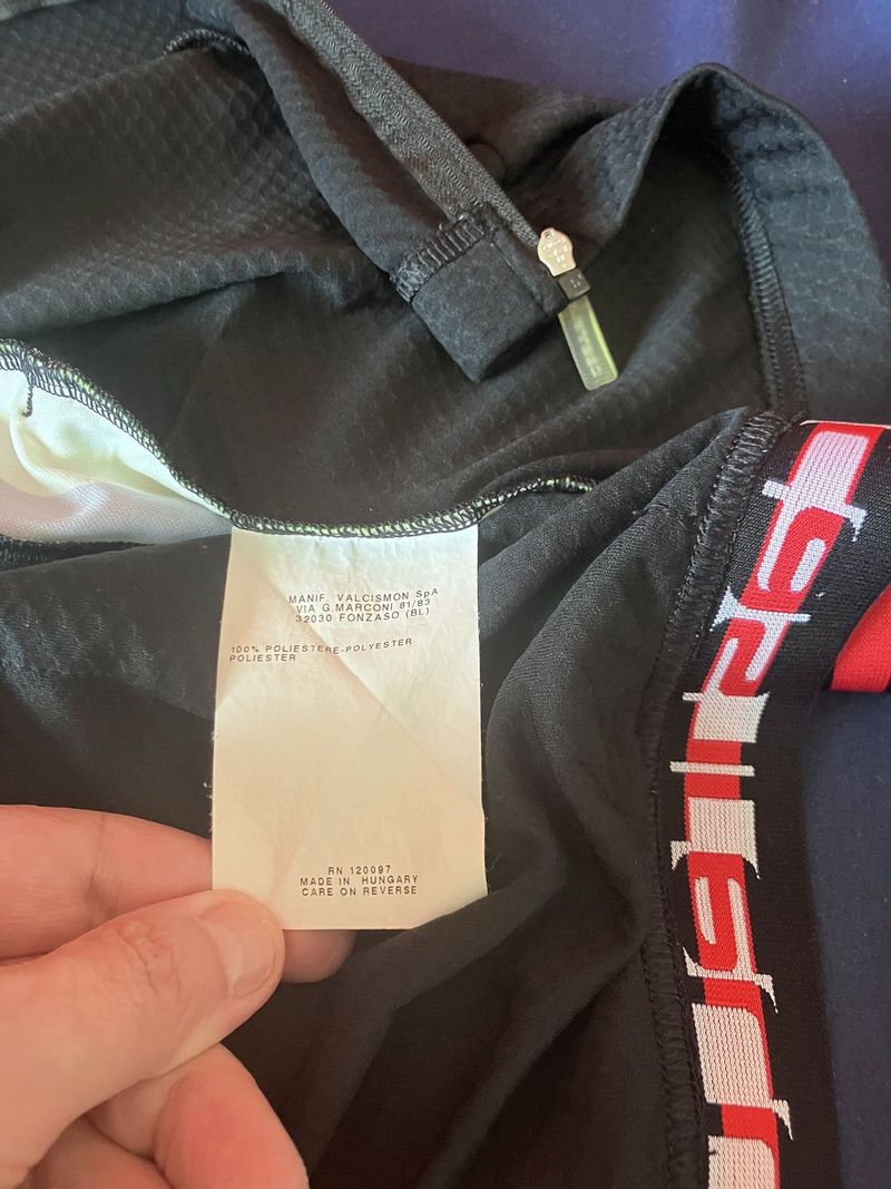 Castelli dres vel.XXL