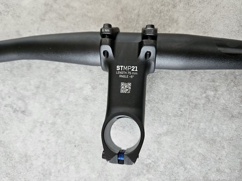 nová hliníková MTB řídítka OC Mountain Performance 760mm s představcem 75mm -6°