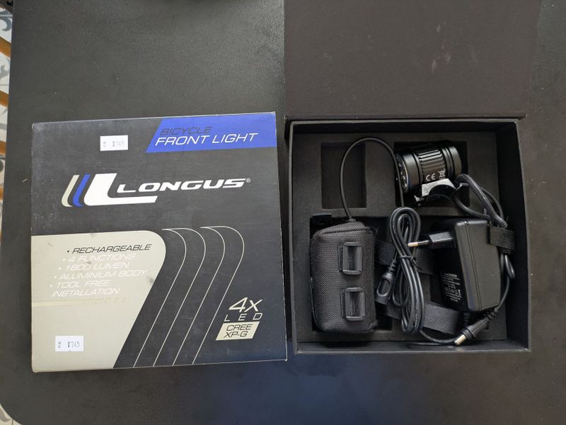 Výkonné LED světlo na kolo 1600lm