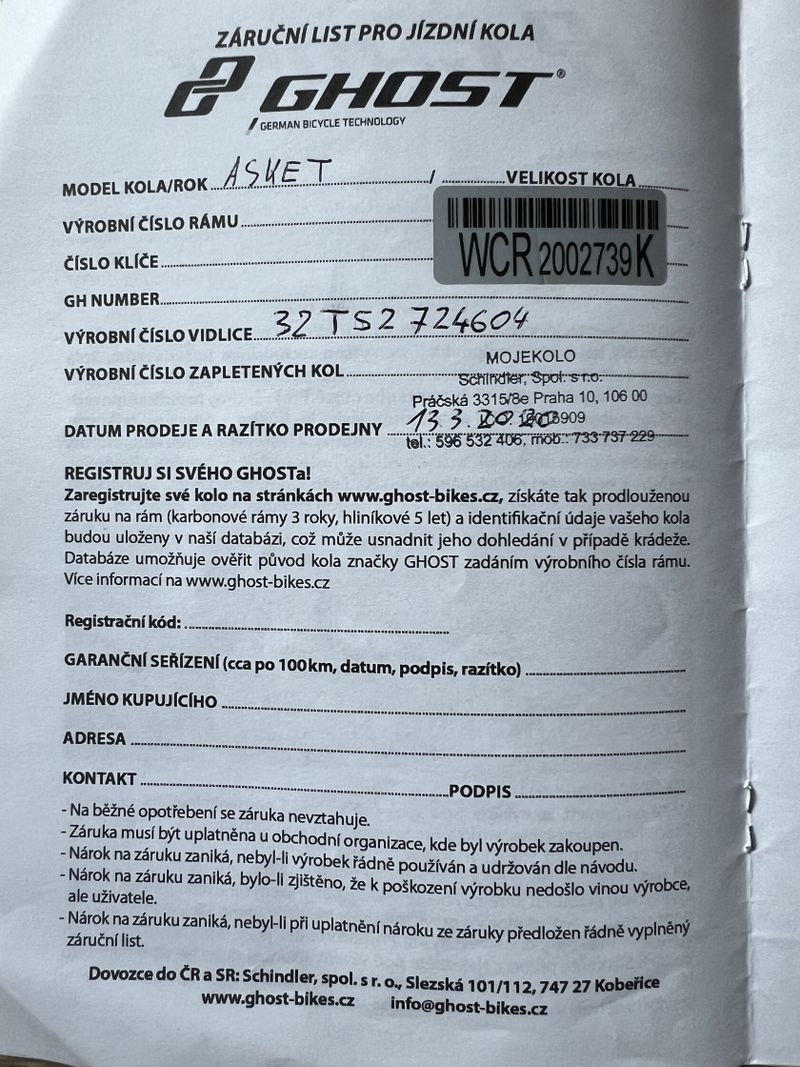 Karbonové kolo GHOST ASKET 8 LC