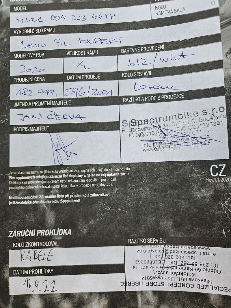 Elektrokolo Specialized LEVO SL EXPERT CARBON