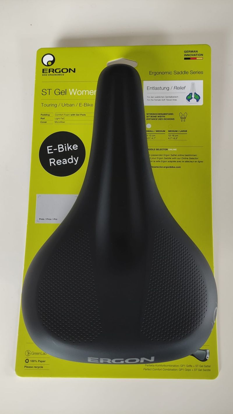 Nové sedlo Ergon ST Gel Women, velikost S/M