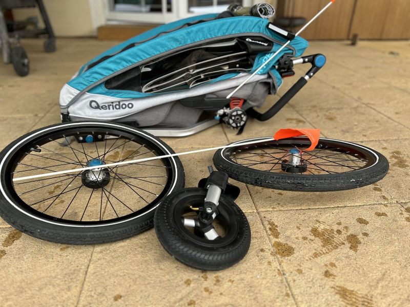 Dětský vozík za kolo Qeridoo Sportrex 1