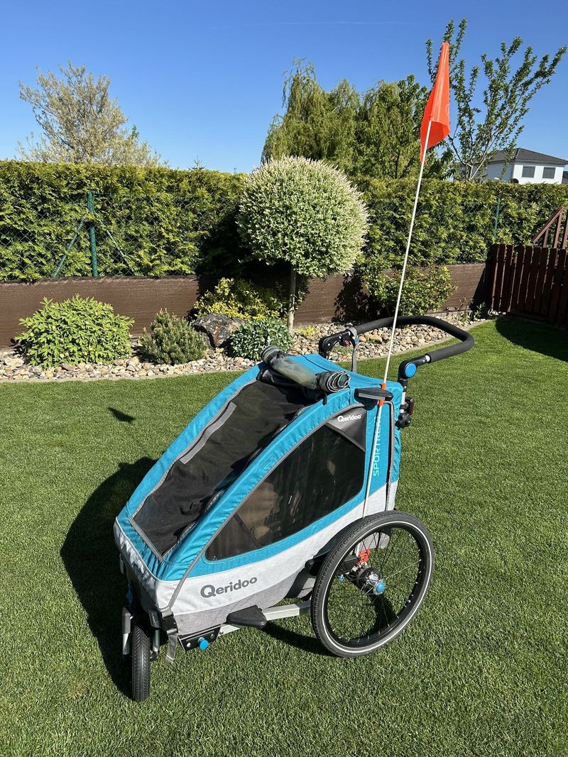 Dětský vozík za kolo Qeridoo Sportrex 1