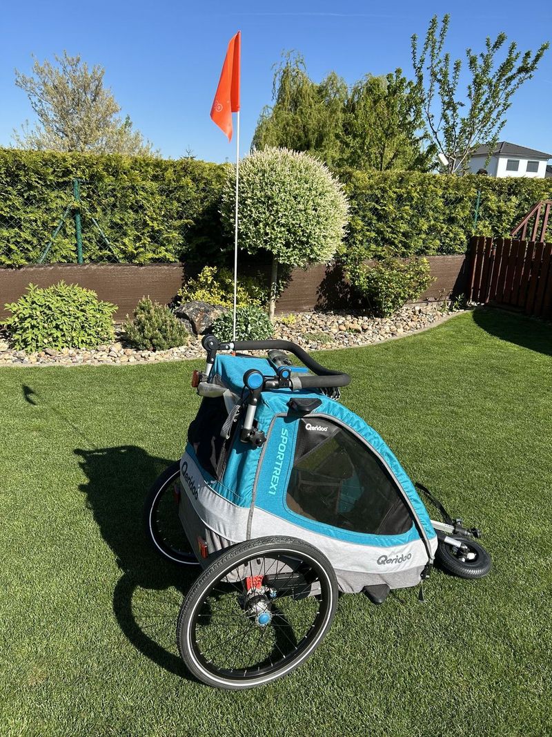 Dětský vozík za kolo Qeridoo Sportrex 1