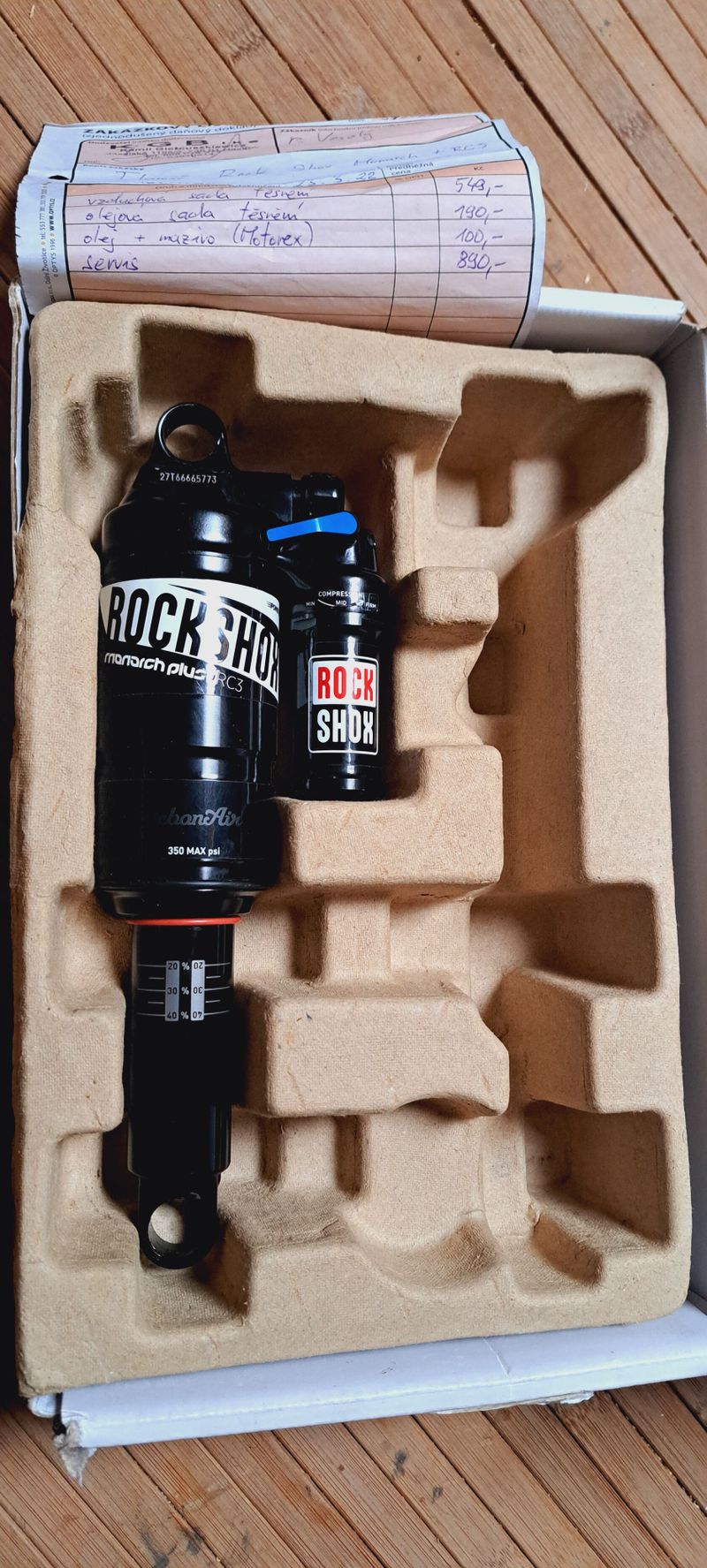 Rock shox Monarch 216mm 