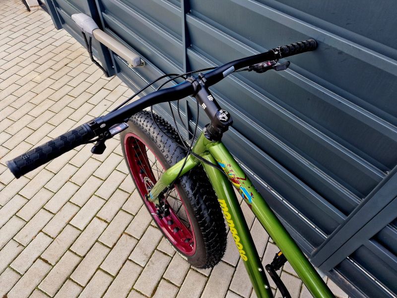 (60)Zánovní Fatbike Mongoose Kotoučové brzdy