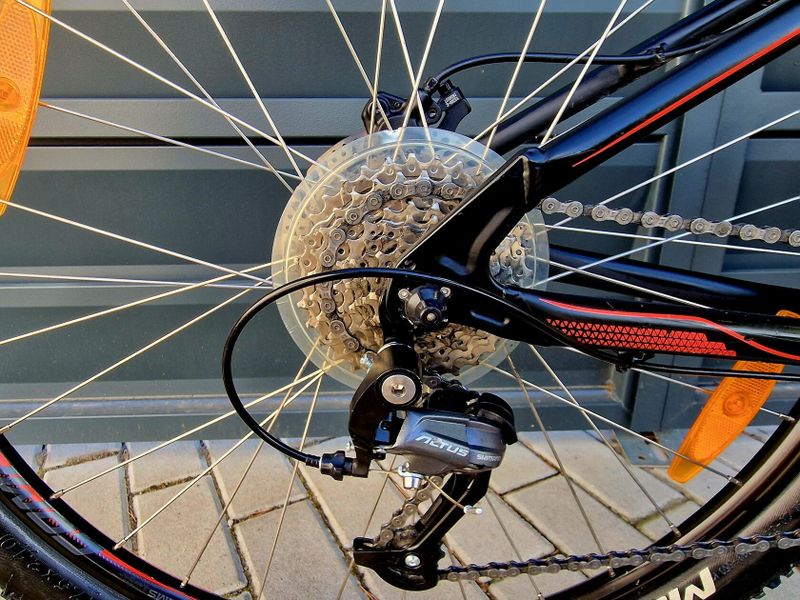 (66)Horské hliníkové kolo Merida 27,5" Kotoučové brzdy