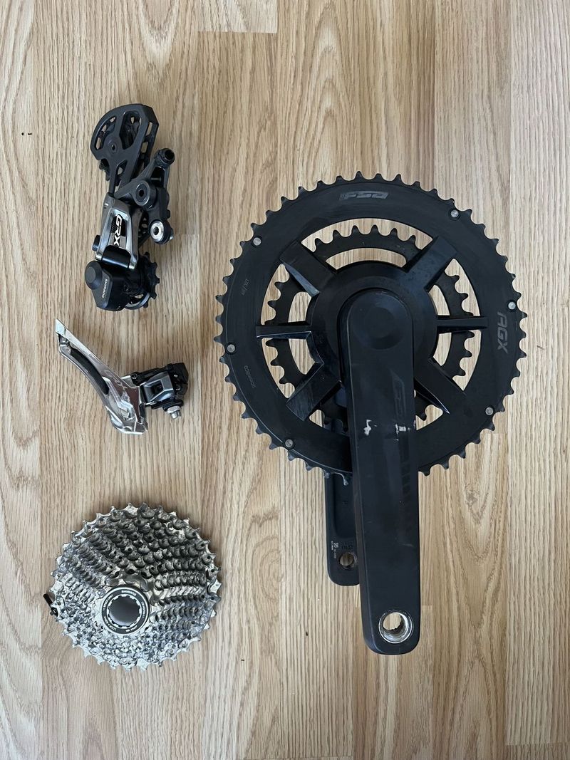 Sada Shimano GRX + FSA kliky