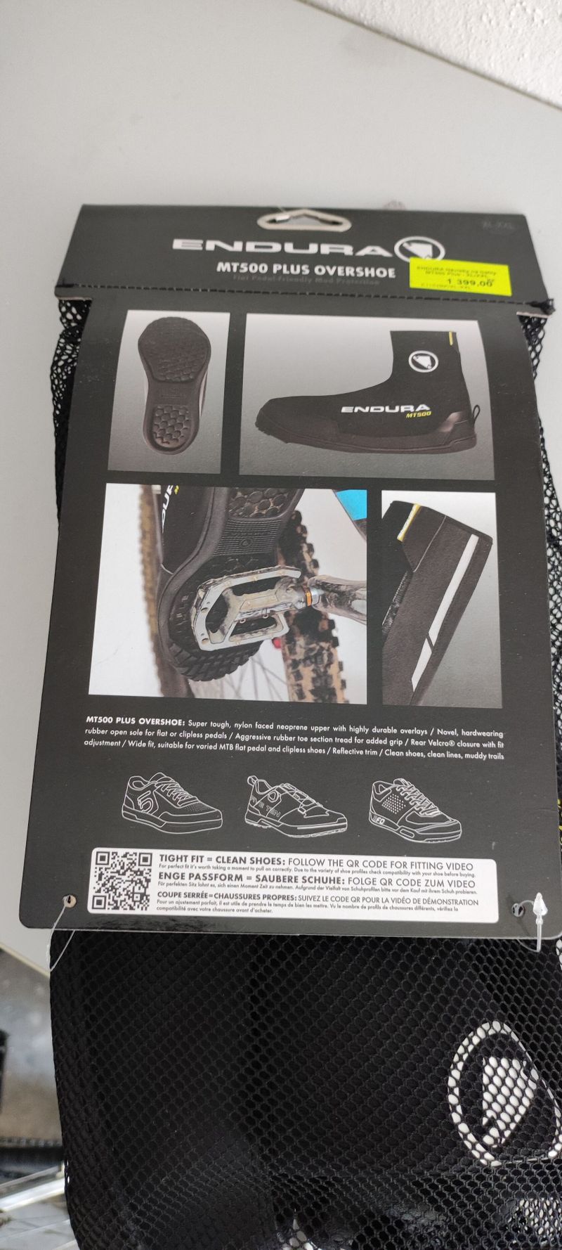 Návleky na tretry Endura MT500 II vel. XL