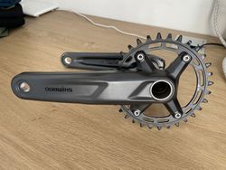 Kliky Shimano MT512-1, boost, řetězová linka 55mm, délka 170mm