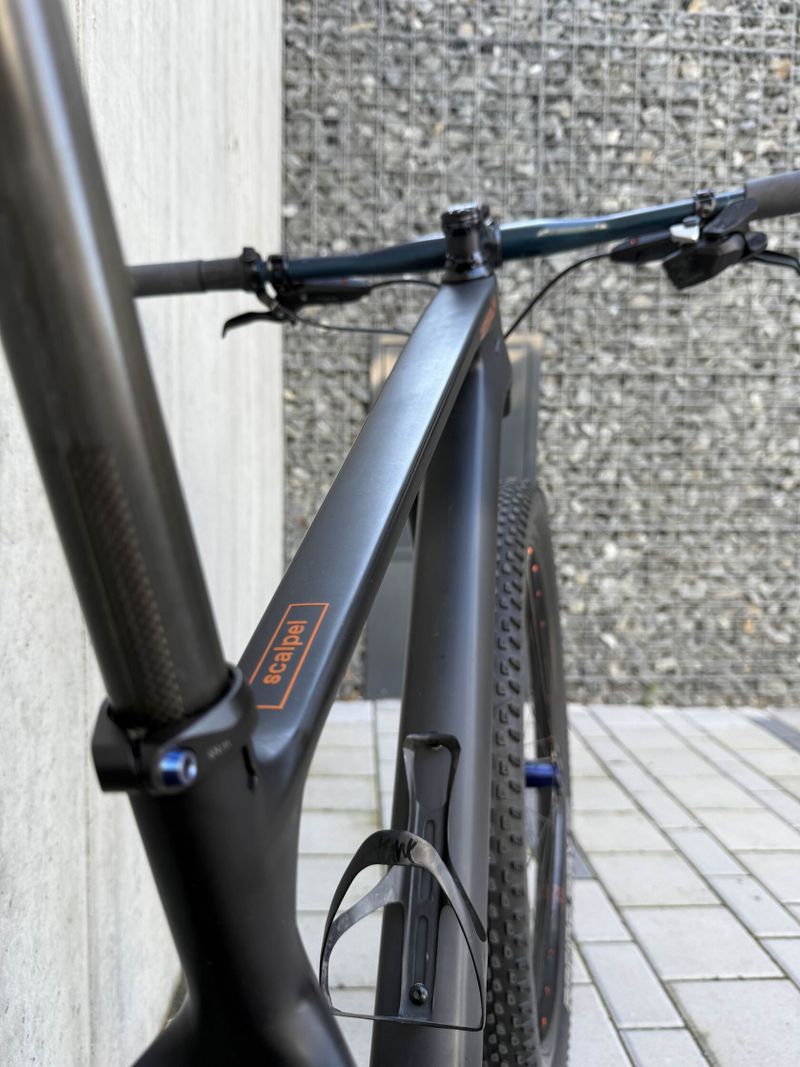 Cannondale Scalpel HT, Hi-mod carbon, vel. S, XX1 axs, wattmetr, CUSTOM 9,1kg
