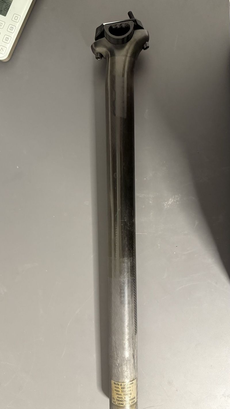 MCFK Seatpost Carbon Offset UD matte 31,6 mm