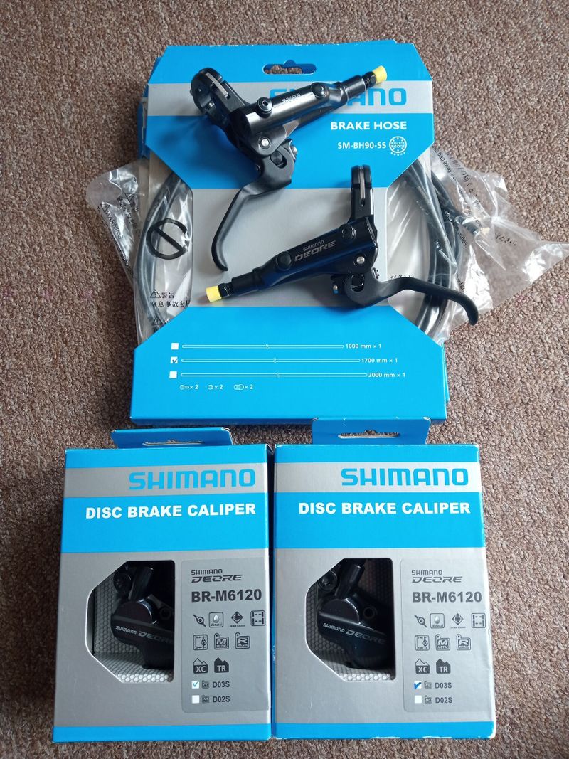 Brzdy Shimano Deore 4píst NOVÉ