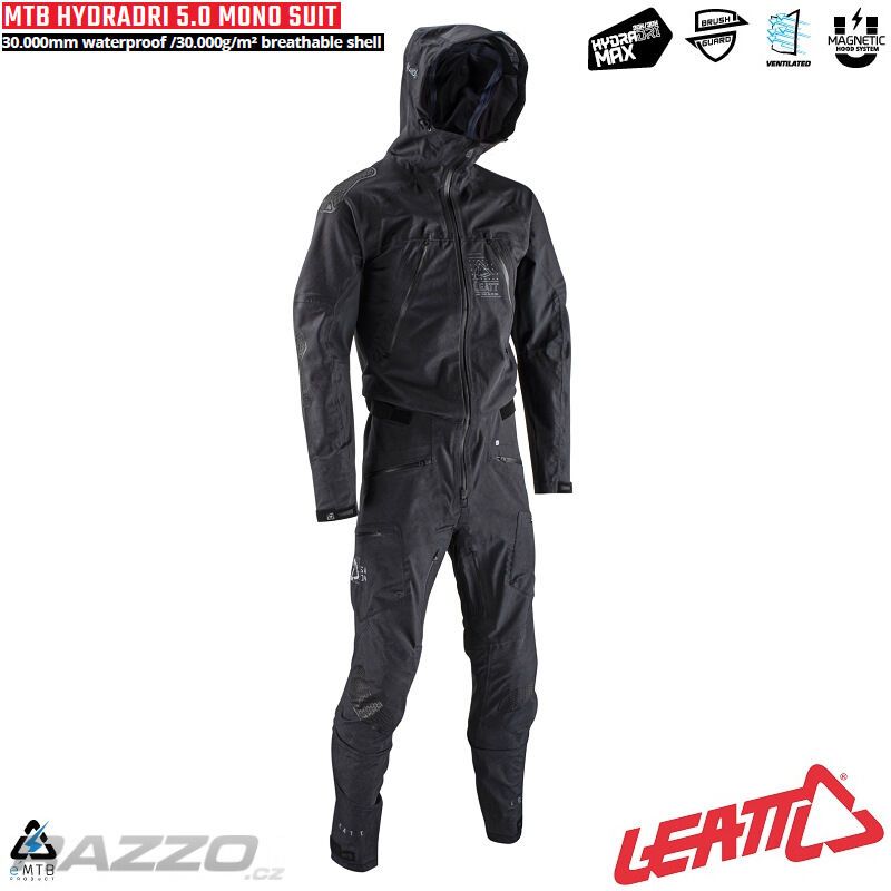 Kombinéza na kolo Leatt MTB 5.0 HydraDri Mono Suit Black XXXL