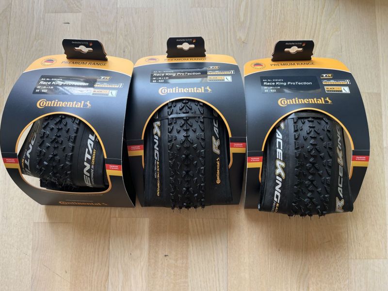 Nove 3ks MTB Continental Race King 29x2.2, ProTection, Black Chilli, Tubeless ready