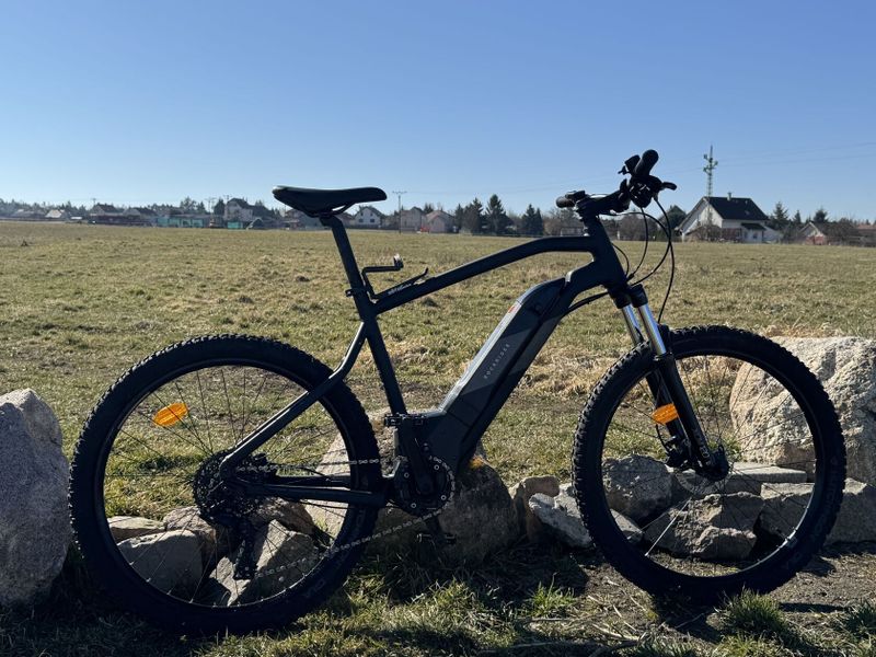 Nepoužívané horské elektrokolo Rockrider E-St500