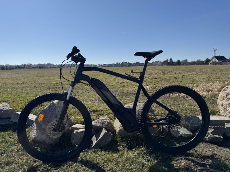 Nepoužívané horské elektrokolo Rockrider E-St500