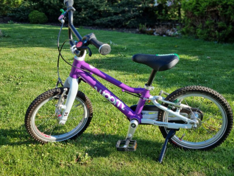 Dětské kolo Woom 2 Fialová, perfektní stav