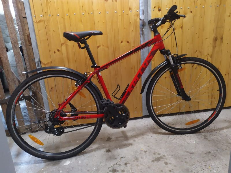 Červené kolo Kellys Cliff 10 2021, 17" (155-170 cm)
