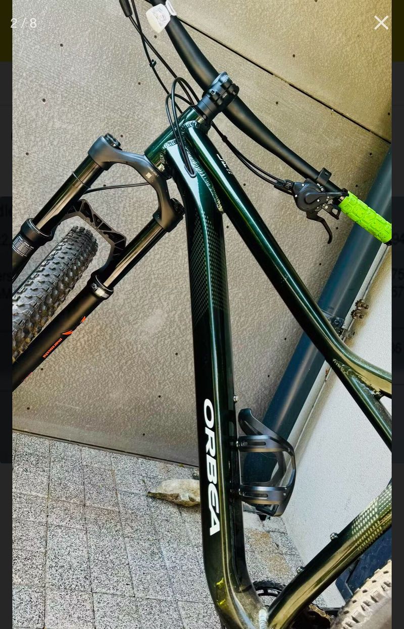 Orbea laufey h10 dark green velikost M