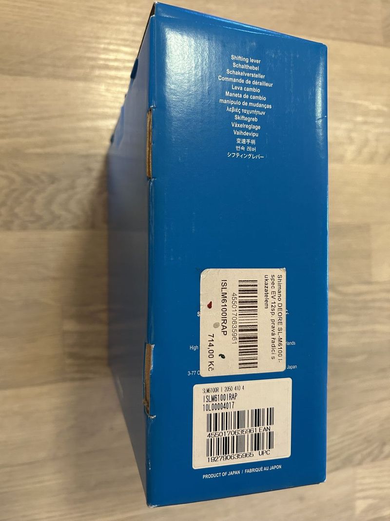Prodám SHIMANO DEORE SL - M 6100 I-spec EV 12 sp. Pravá řadící s ukazatelem 