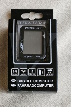 Cyklocomputer VENTURA XIV W 14 funkcí