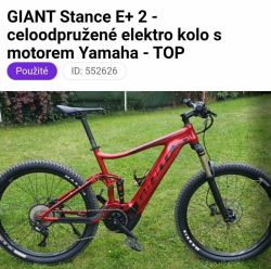 Elektrokolo Giant STANCE E+2