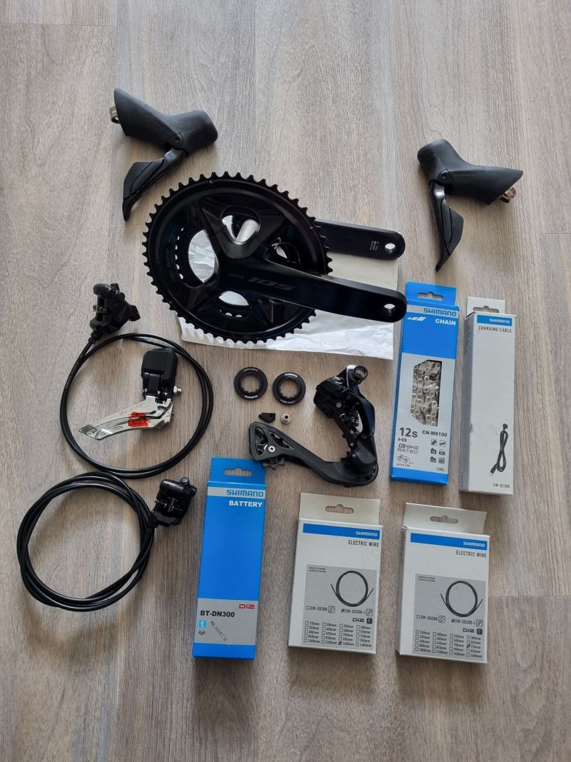 Sada Shimano 105 2x12 Di2