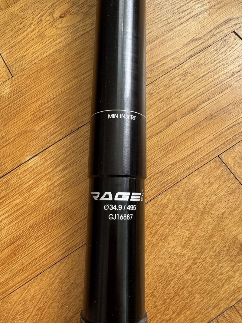 Teleskopická sedlovka Kind Shock Rage-i, zdvih 150 mm, průměr 34,9 mm s páčkou