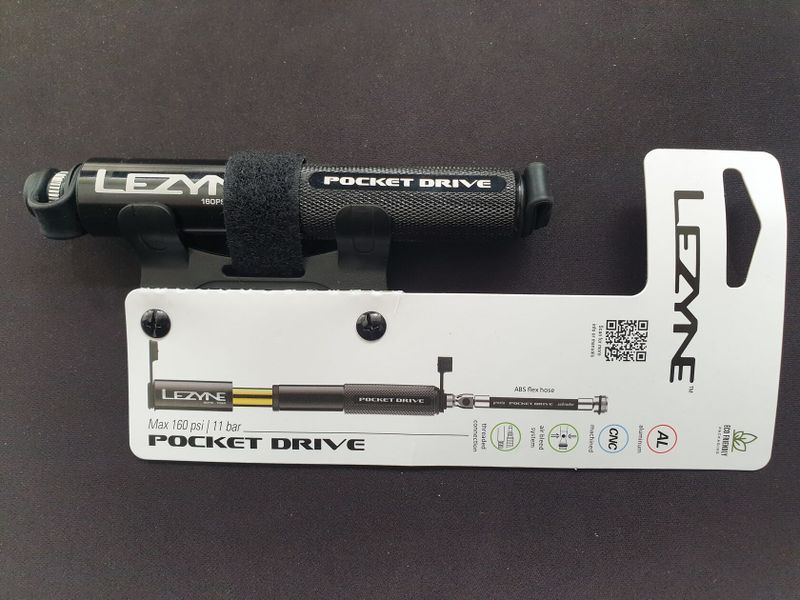 Lezyne Pocket Drive minipumpa/160 psi/Nová