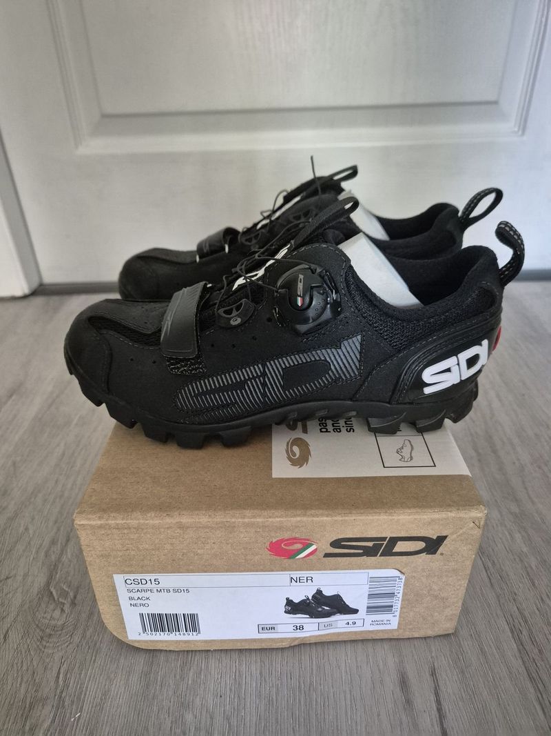 Prodám nové MTB tretry SIDI velikost 38