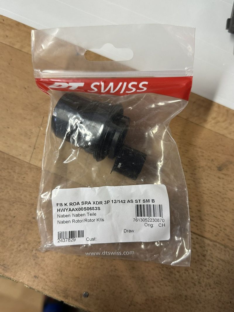 DT Swiss ořech 3-Pawl Road Sram XDR s 12 mm koncovkou