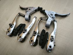 Shimano STX RC brzdy + páky top stav