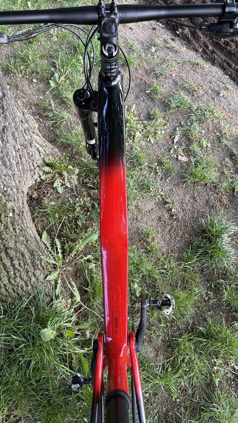 Cannondale Scalpel Carbon 3 Candy red, velikost XL