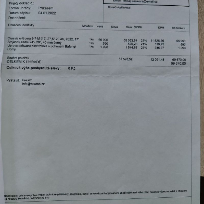 Elektrokolo Crussis e-guera 