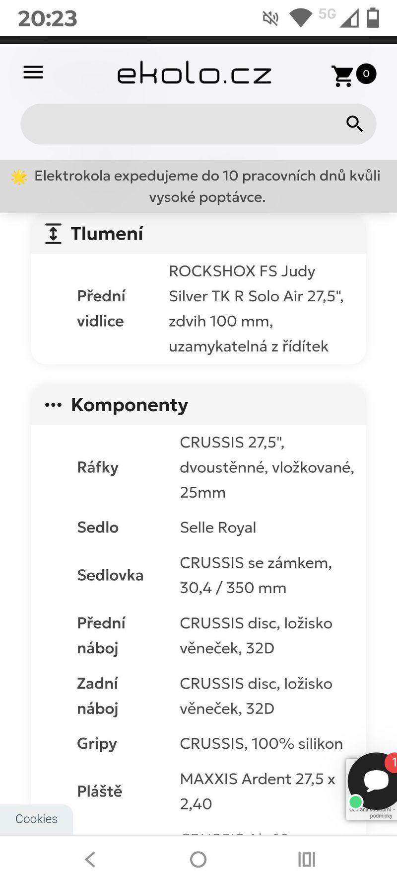 Elektrokolo Crussis e-guera 
