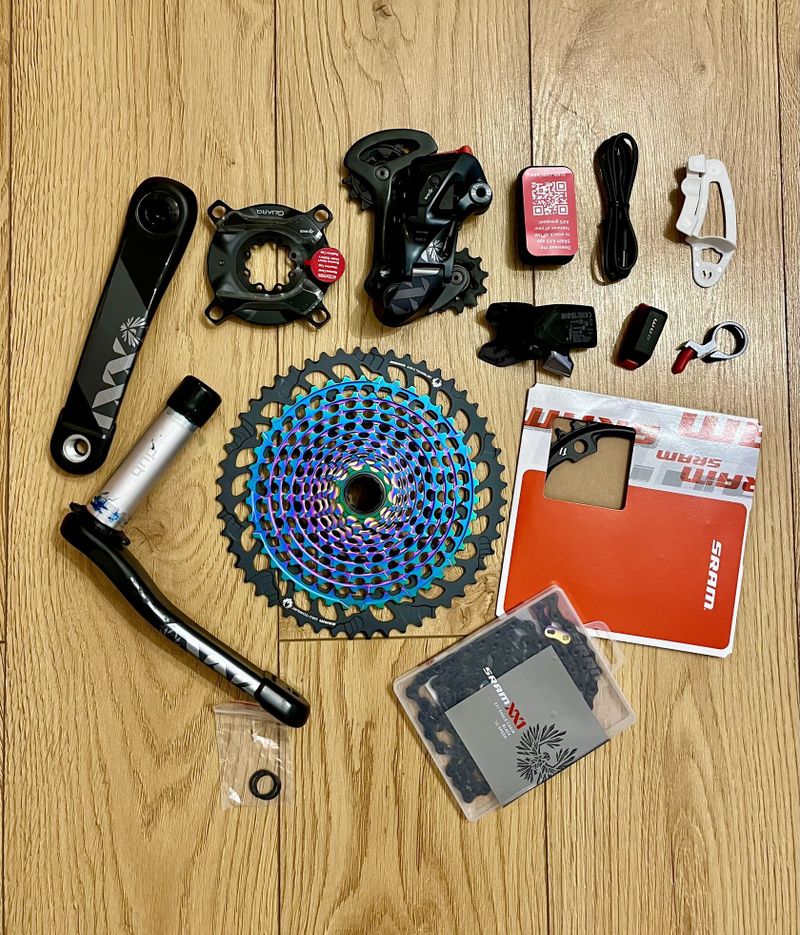 Prodám kompletní sadu SRAM XX1 AXS DUB PWR Boost