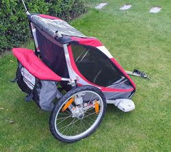 CHARIOT CX 2 - odpružený dětský vozík za kolo - velmi zachovalý