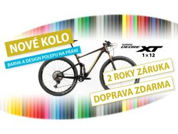 Nové celoodpružené kolo MTB 29" Spyder Cross SHIMANO XT 1x12 ve vel. S, M a L - barva na přání