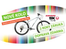 Nové kolo MTB 29" Spyder Thor SRAM SX Eagle 1x12 ve vel. S a M - barva na přání